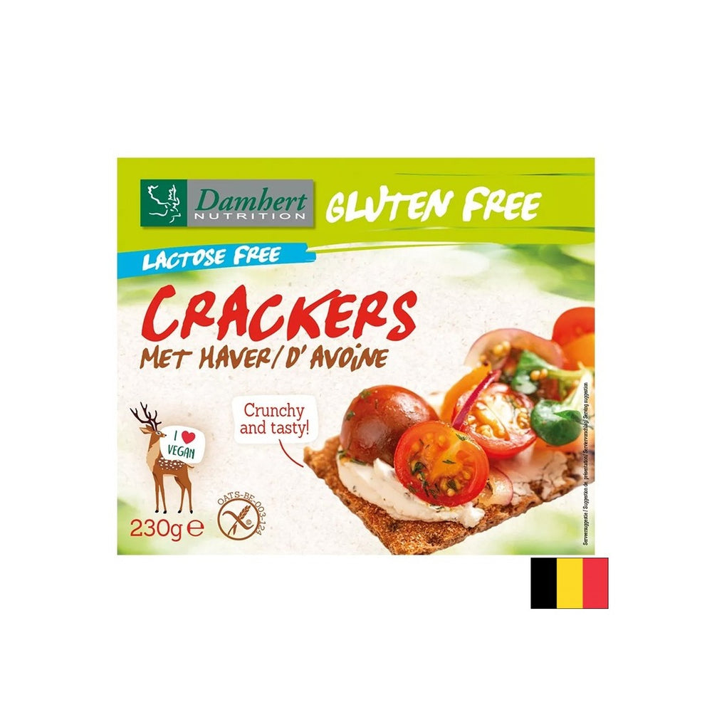 Crackers d'avoine (gluten et sans lactose), 230 g