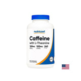 Mémoire et concentration - caféine + théanine, 240 capsules