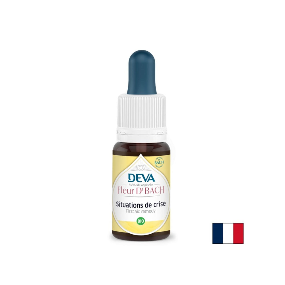 Premiers soins en cas de crise, Essences florales, bachs Method Drops, 15 ml