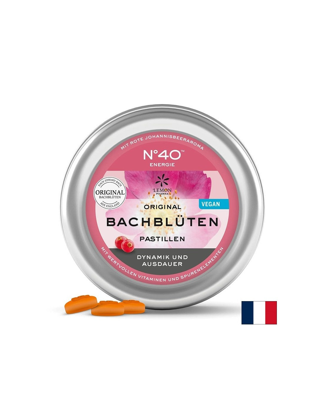 Pastilles Dr. Bach - N°40 Énergie, 50 g (~ 40 pièces) <tc>Lemon Pharma</tc>