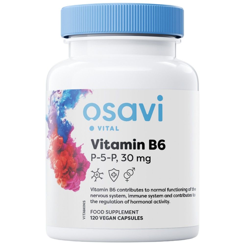 Vitamine B6 | P-5-P 30 mg - 120 capsules