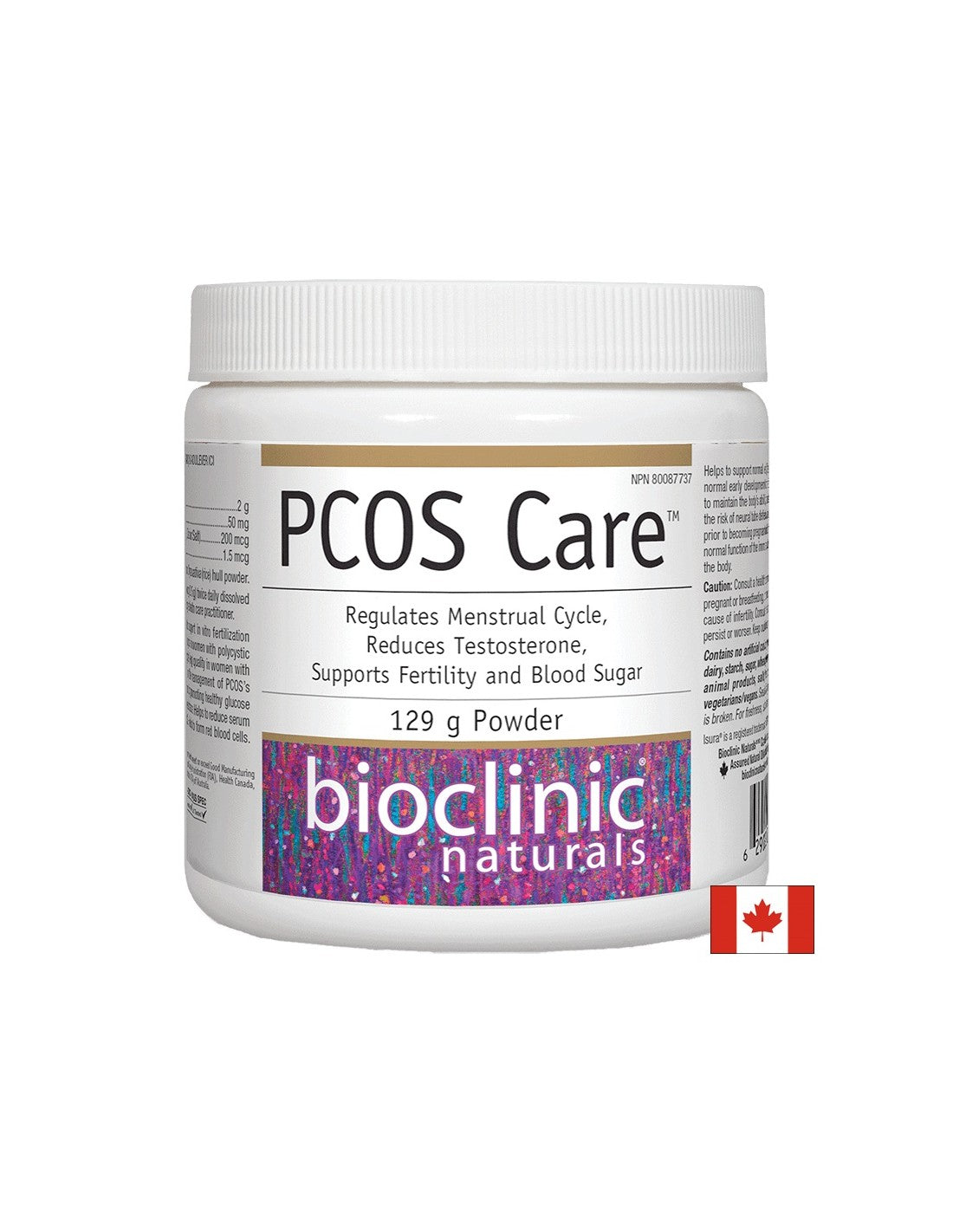 SOPK Care™/Soins pour le syndrome des ovaires polykystiques x 129 g <tc>Natural Factors</tc>