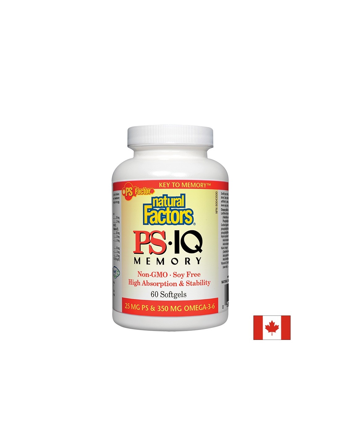 Mémoire PS-IQ - 60 capsules de gel
