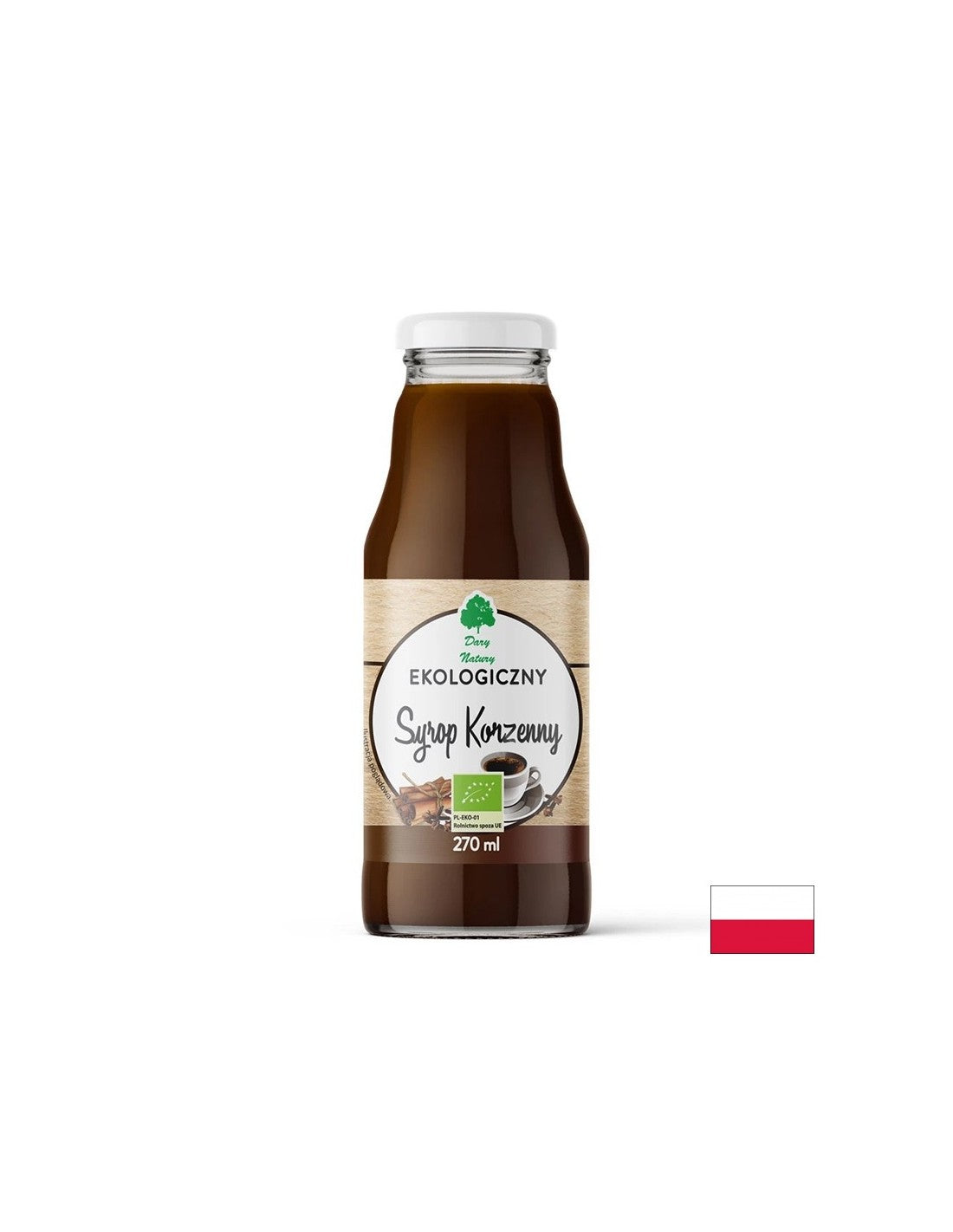 Sirop épicé avec épices - pour ajouter aux boissons et desserts, 270 ml