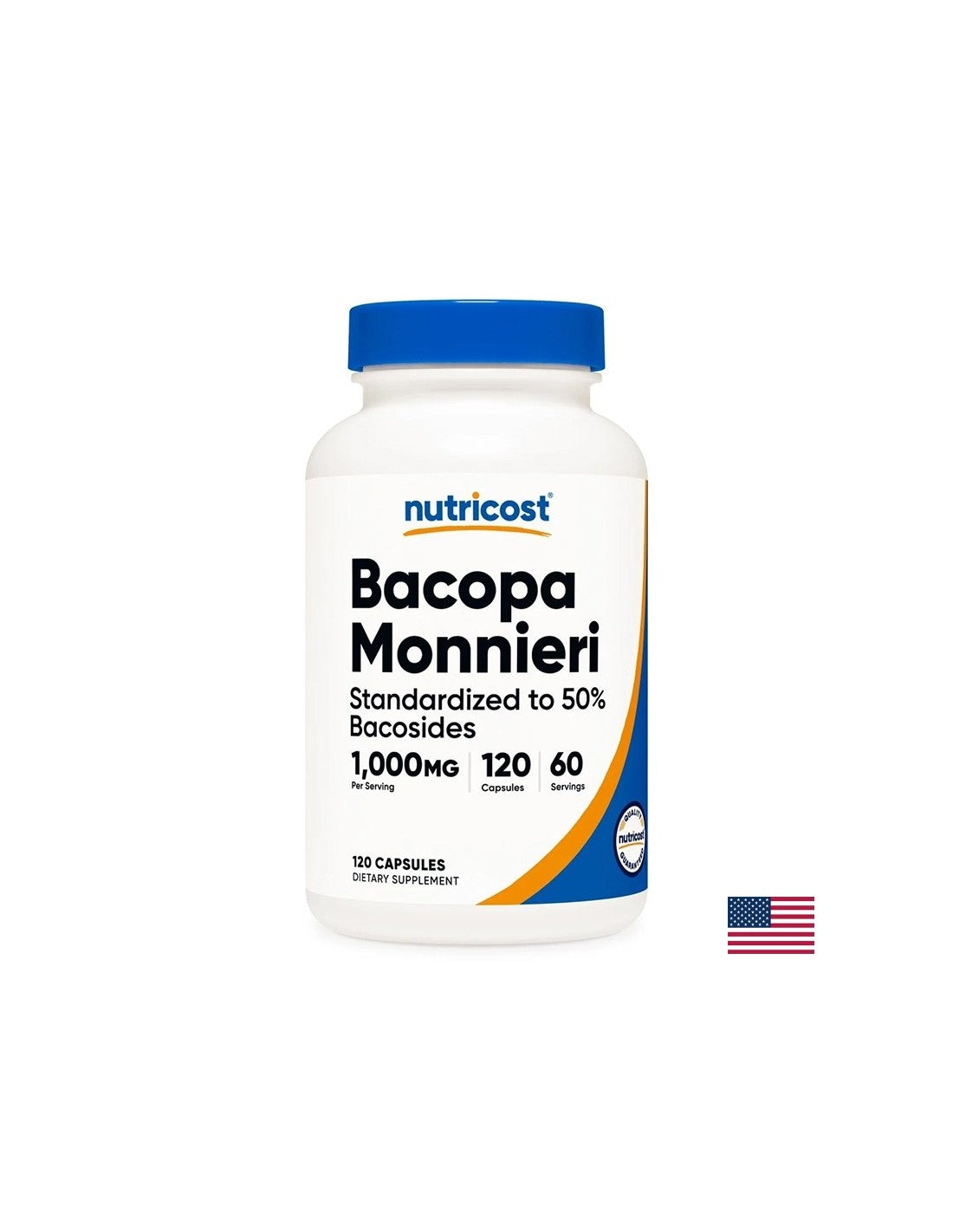 Soutient la fonction cérébrale - Bacopa monieri, 120 capsules