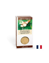 Galangal (racine) - épices asiatiques - pour assaisonner la volaille et les plats de fruits de mer, 35 g, poudre