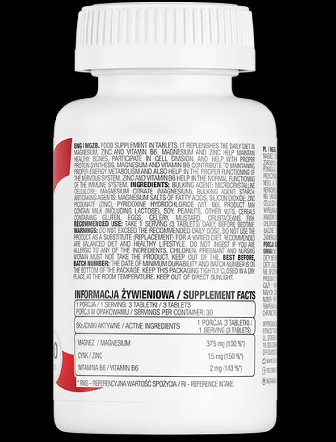 Comprimés MGZB/ZMA 90