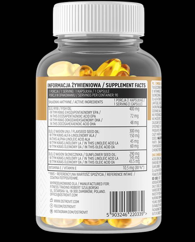 Omega 3-6-9 - 90 capsules de gel