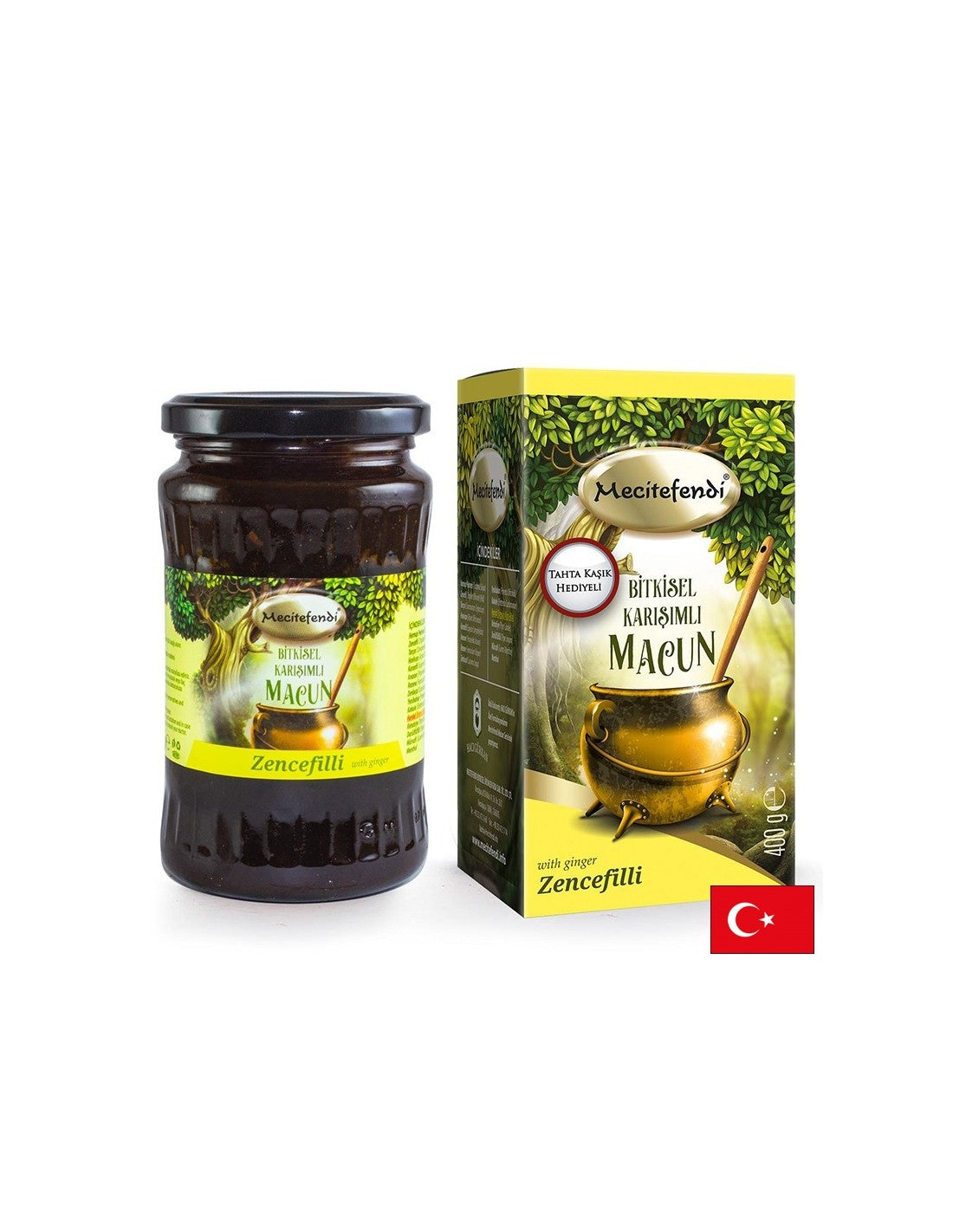 Paste à base de plantes avec gingembre - Immunité et système respiratoire, 400 g