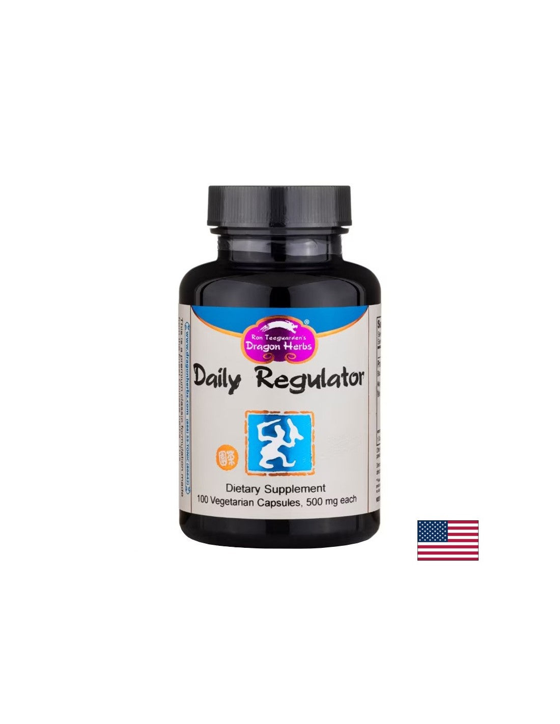 Pour l'indigestion et la constipation - régulateur quotidien, 100 capsules