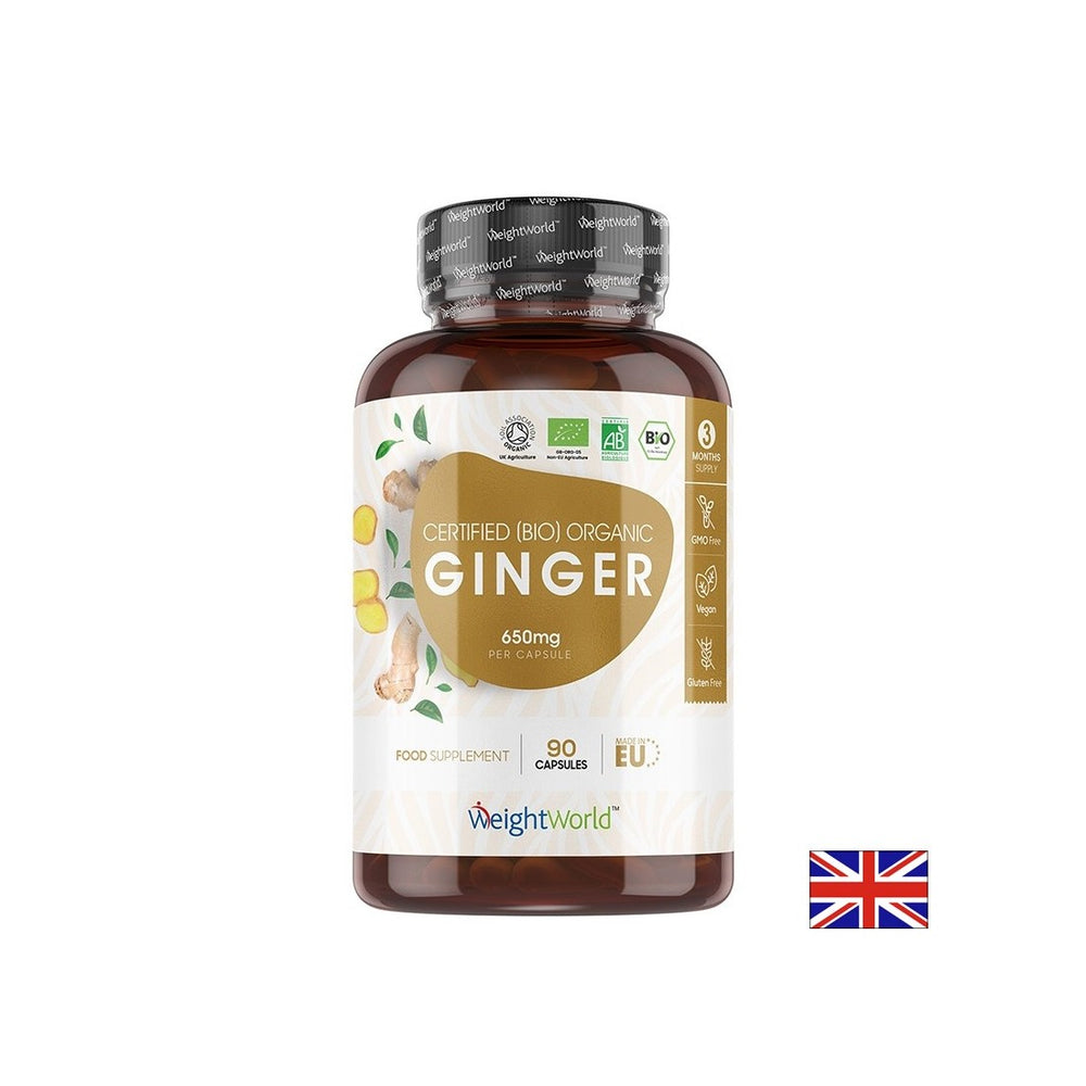 Pour l'inconfort de l'estomac - gingembre (racine), 90 capsules