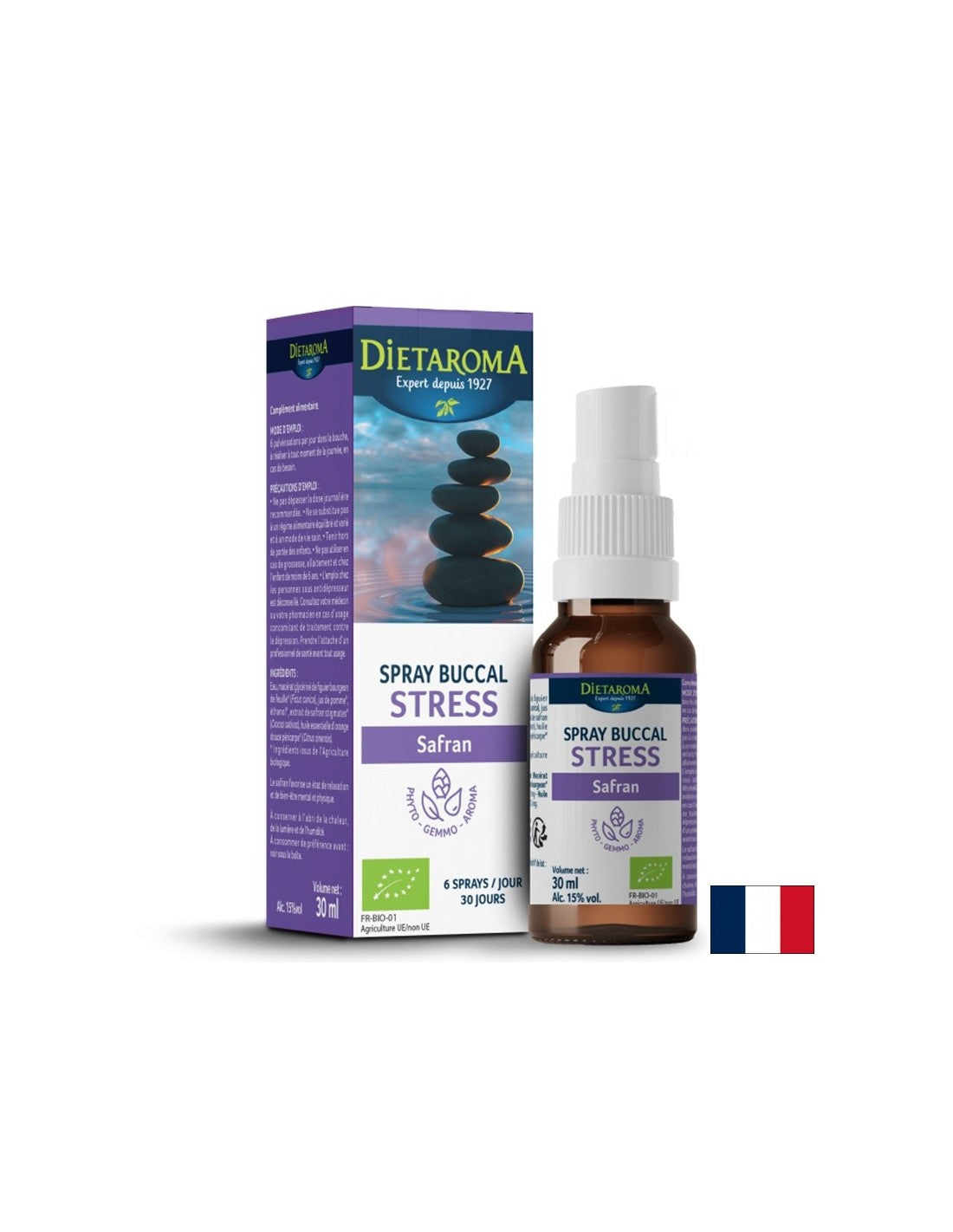 Pour le stress et la tension mentale, pulvérisation orale, 30 ml