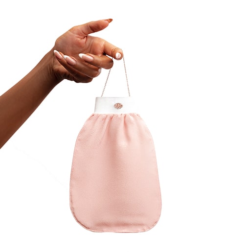 Mitt exfoliant premium Silk de haute qualité à 100% de haute qualité