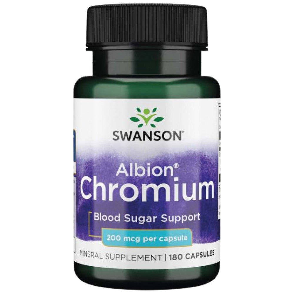 Albion chélated chrome 200 mcg 180 capsules