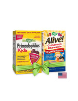 Package probiotique et multivitamine pour les enfants
