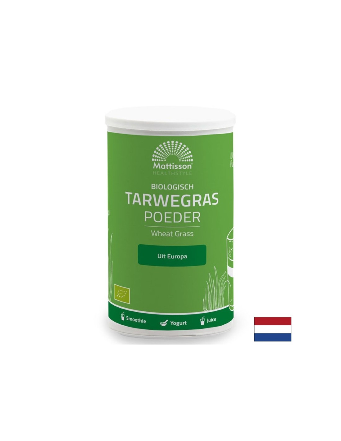 Blé de poudre d'herbe Bio, 125 g de poudre