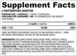 Caps de zinc | 25 mg d'oxyde de zinc - 30 capsules