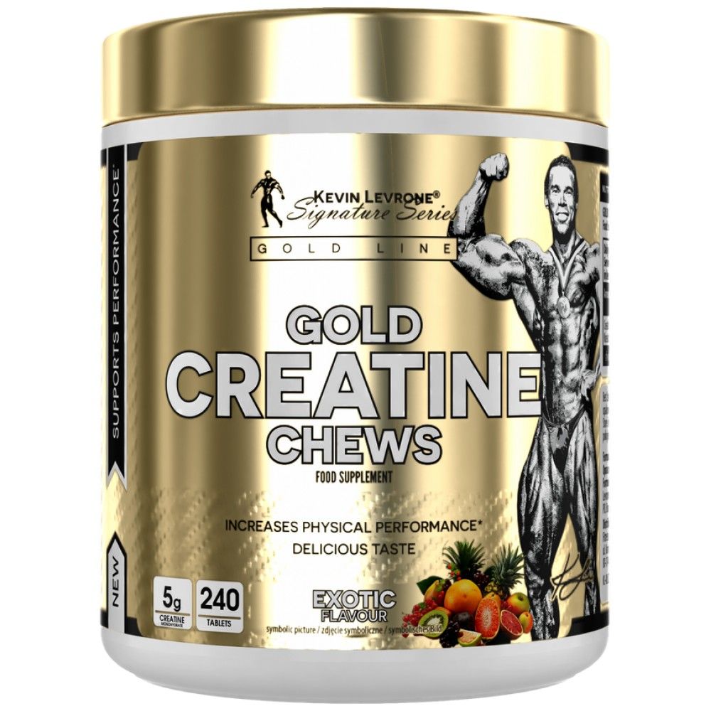 Gold Creatine Chews | Créatine monohydrate - 240 comprimés à croquer