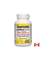 Quercétine 250 mg de lipomicel Matrice - 60 capsules de gel
