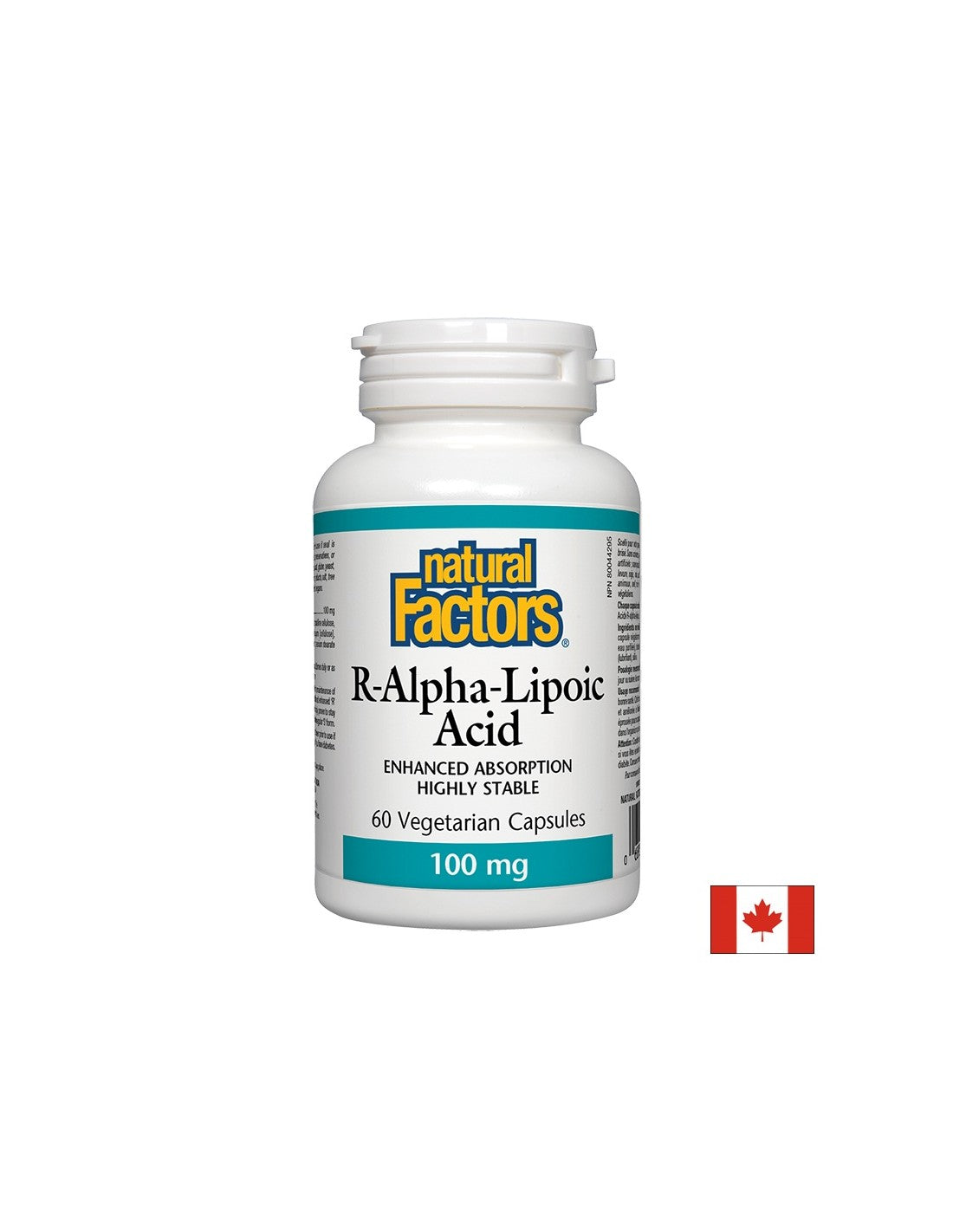 R-alpha-lipoïque 100 mg - 60 capsules
