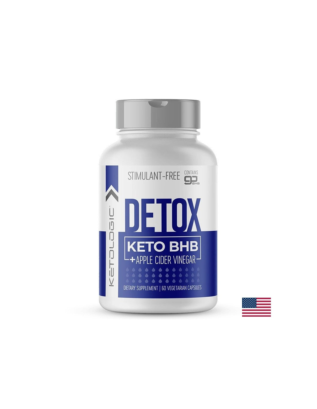 Réduction du poids - Détox Keto BHB + Vinaigre de cidre de pomme, 60 capsules