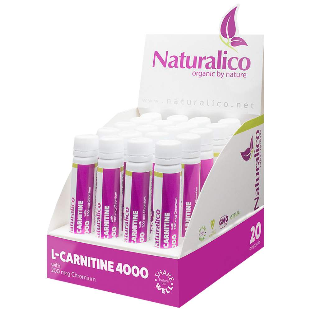 L-carnitine liquide 4000 tir - 20 x 25 ml