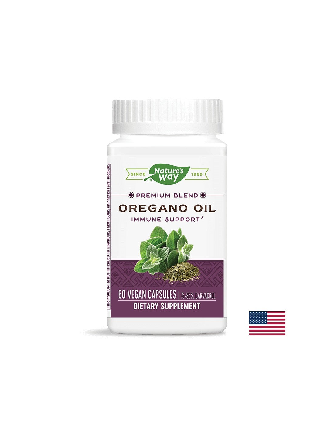 Huile d'origan - 60 capsules