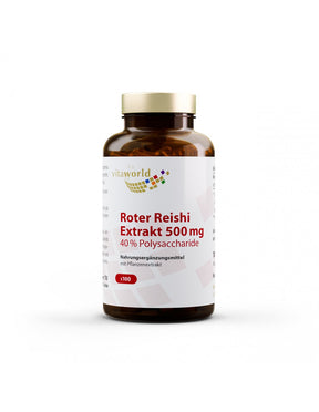 Roter Reishi extract / Red Reishi 500 mg, 100 capsules - Nutra Best Europe