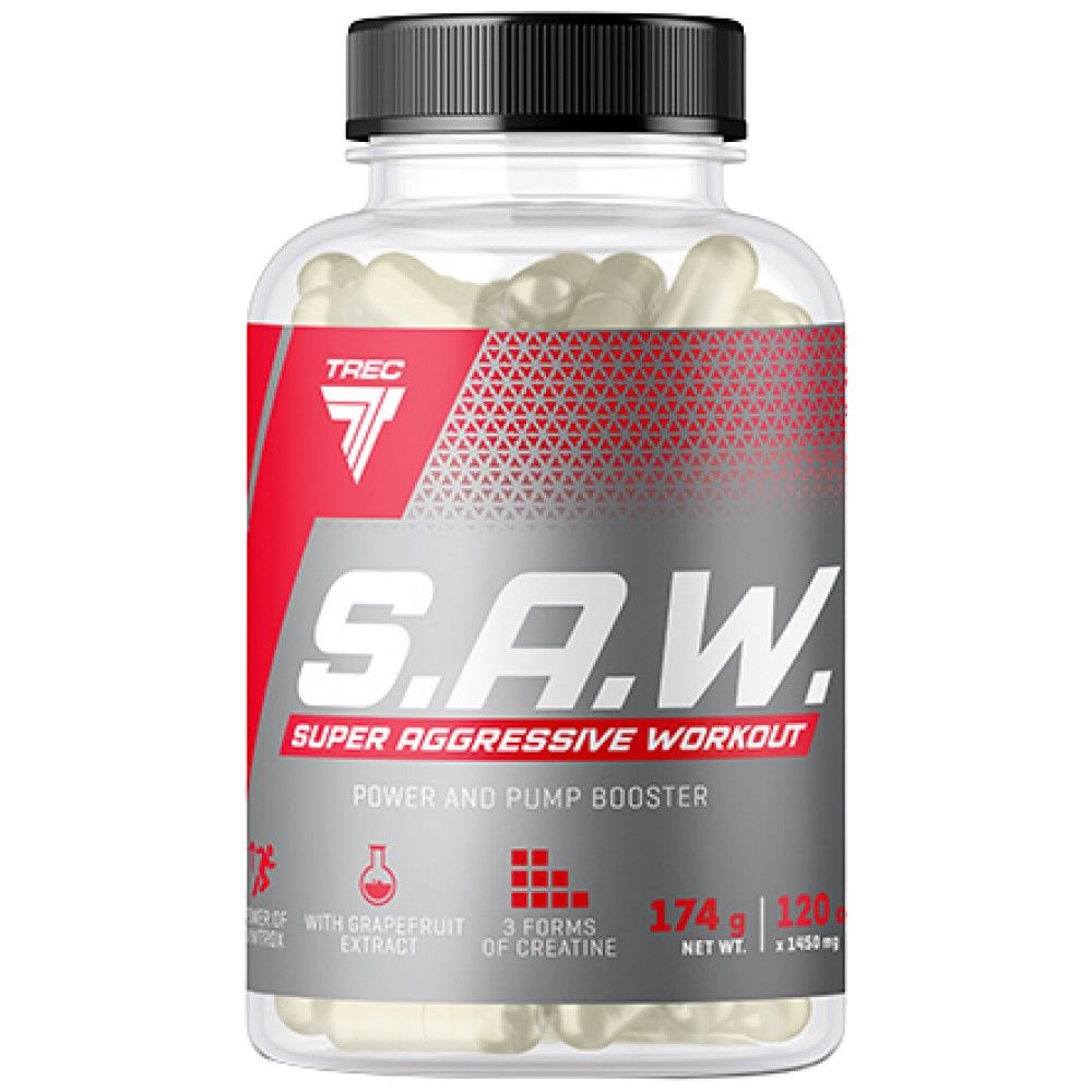 Saw Caps | Super agressive pré-entraînement - 120 capsules