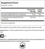 Carnosine ultra zinc (gi pepzin) 37,5 mg 60 capsules