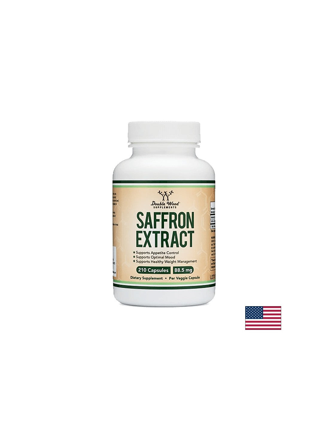Extrait de safran, 210 <tc>Double Wood</tc> capsules