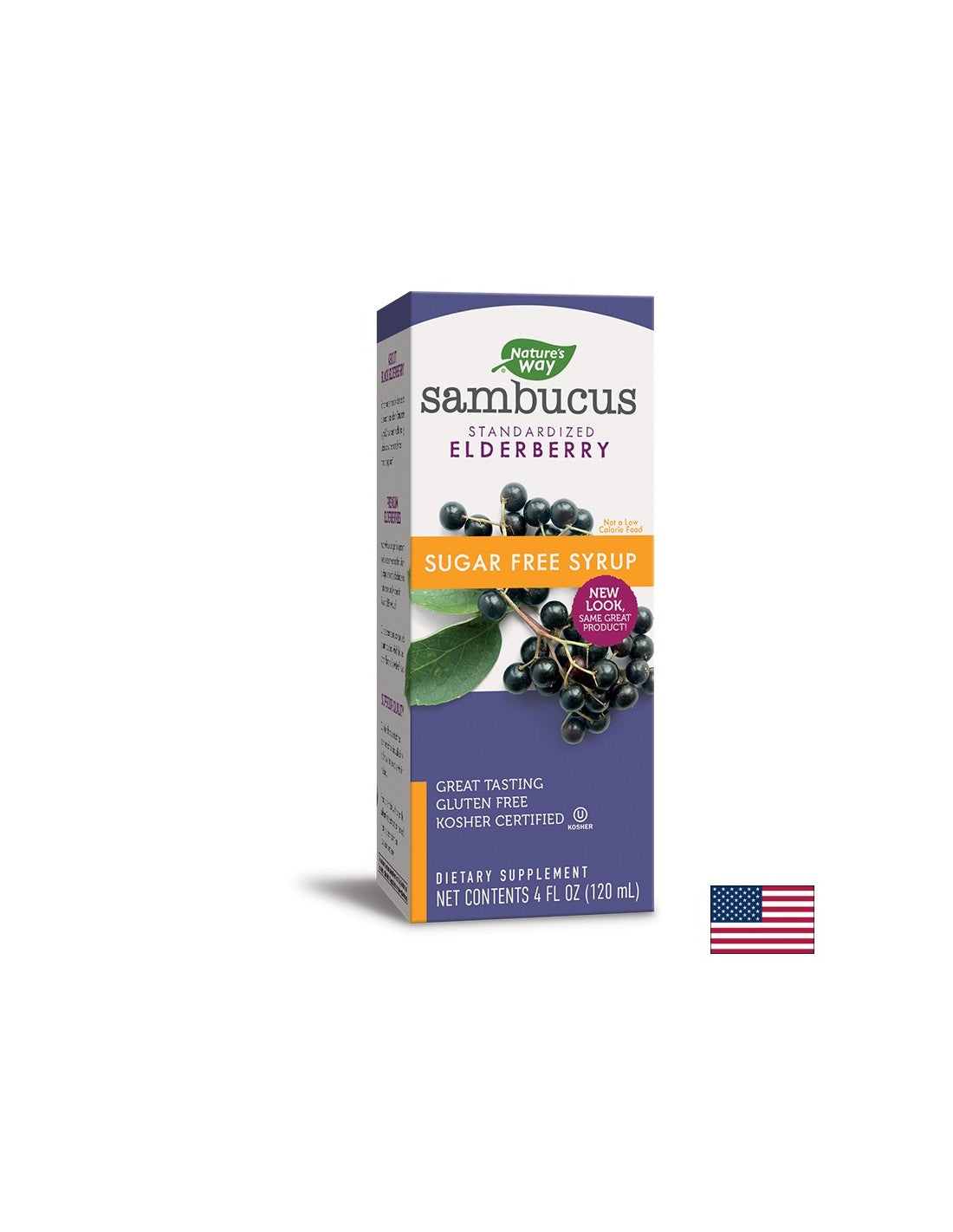 Sambucus Sirop sans sucre 120 ml - 120 ml