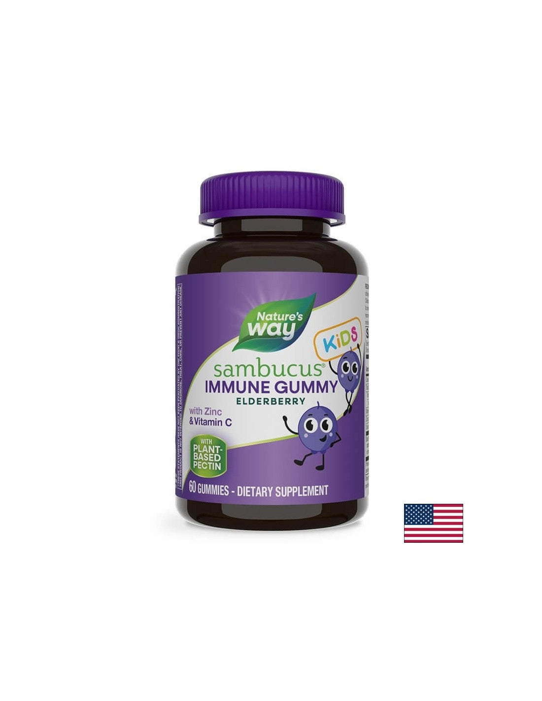 Sambucus pour enfants 25 mg - 60 gummies