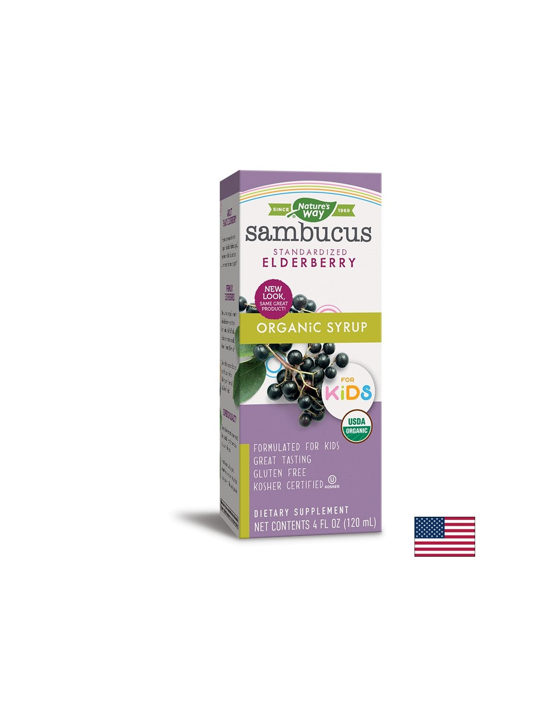 Sambucus Sirop biologique pour les enfants x 120 ml de la nature