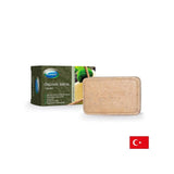 Savon avec huile d'olive et spiruline (cheveux et peau) - nettoyage en profondeur et fraîcheur, 125 g