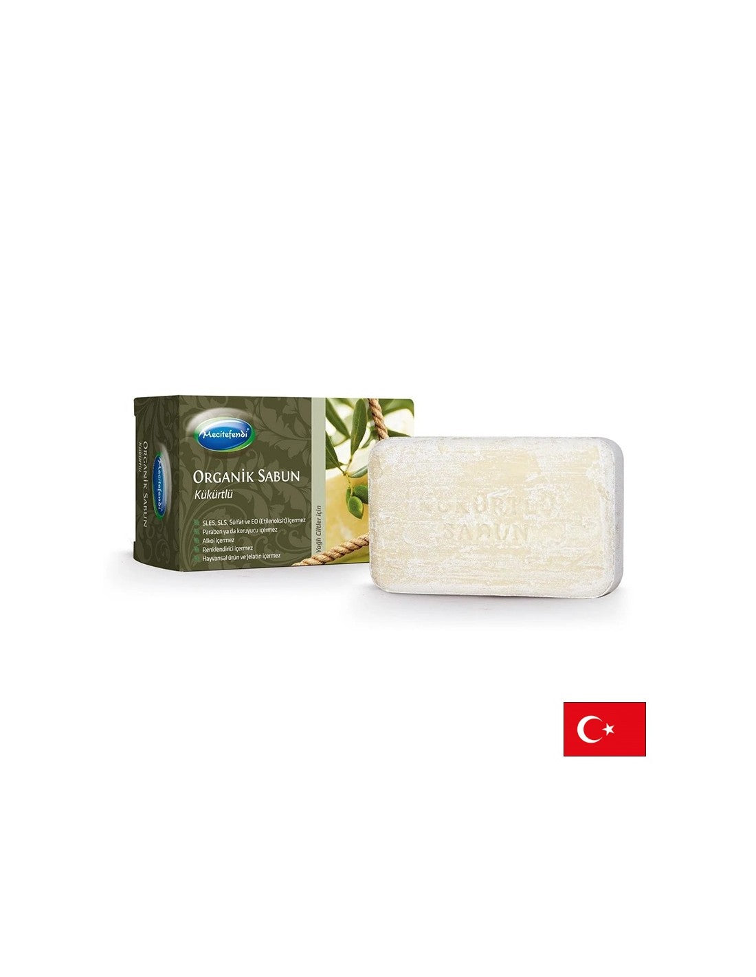Savon à l'huile d'olive et au soufre - pour la peau grasse et sujette à l'acné, 125 g
