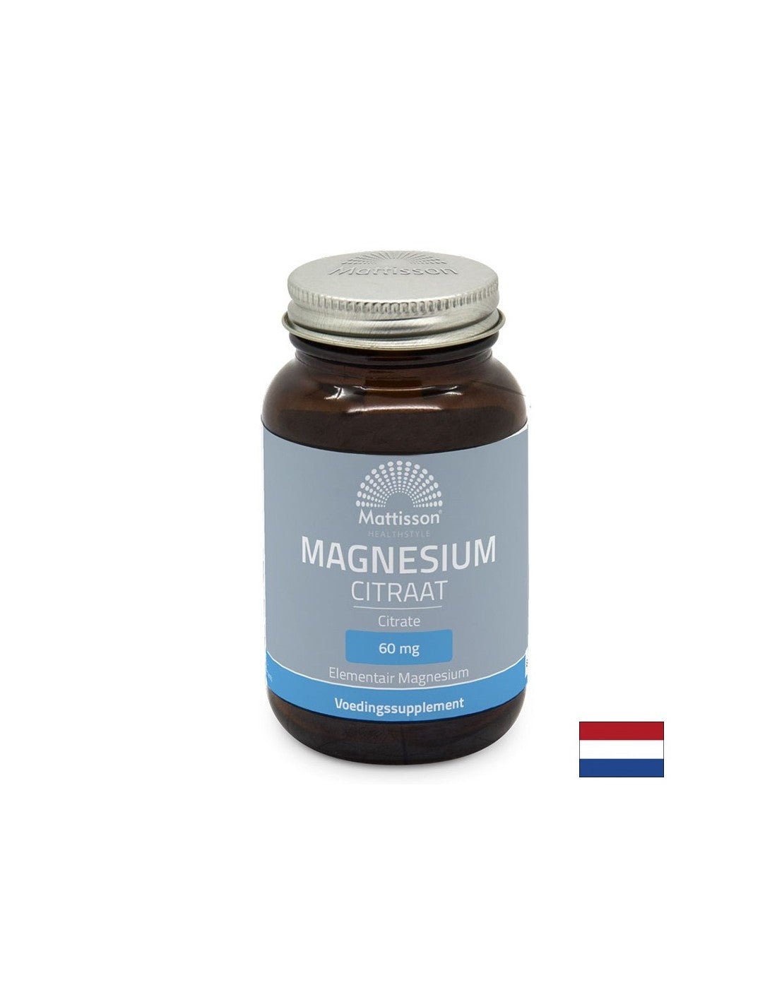 Fonction cardiaque et musculaire - Magnésium (citrate), 60 gélules <tc>Mattisson Healthstyle</tc>