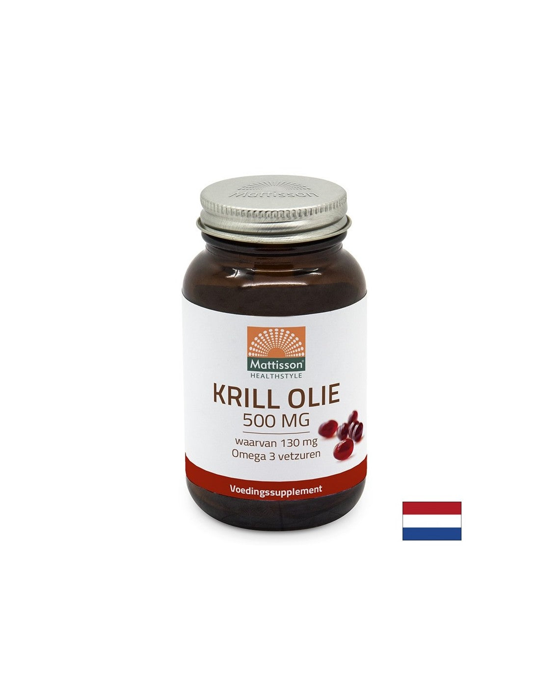 Système cardiovasculaire et nerveux – Huile de krill, 500 mg x 60 capsules <tc>Mattisson Healthstyle</tc>