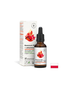 Cardiovascular system - Coenzyme Q10 + Vitamin E, 30 ml drops Aura Herbals - Nutra Best Europe