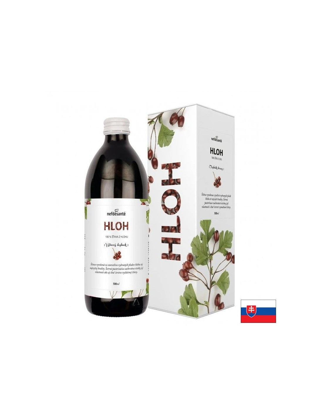 Jui de l'aubépine - ton cardiaque et système nerveux, 500 ml, 10 doses