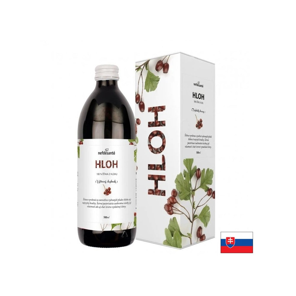 Jui de l'aubépine - ton cardiaque et système nerveux, 500 ml, 10 doses