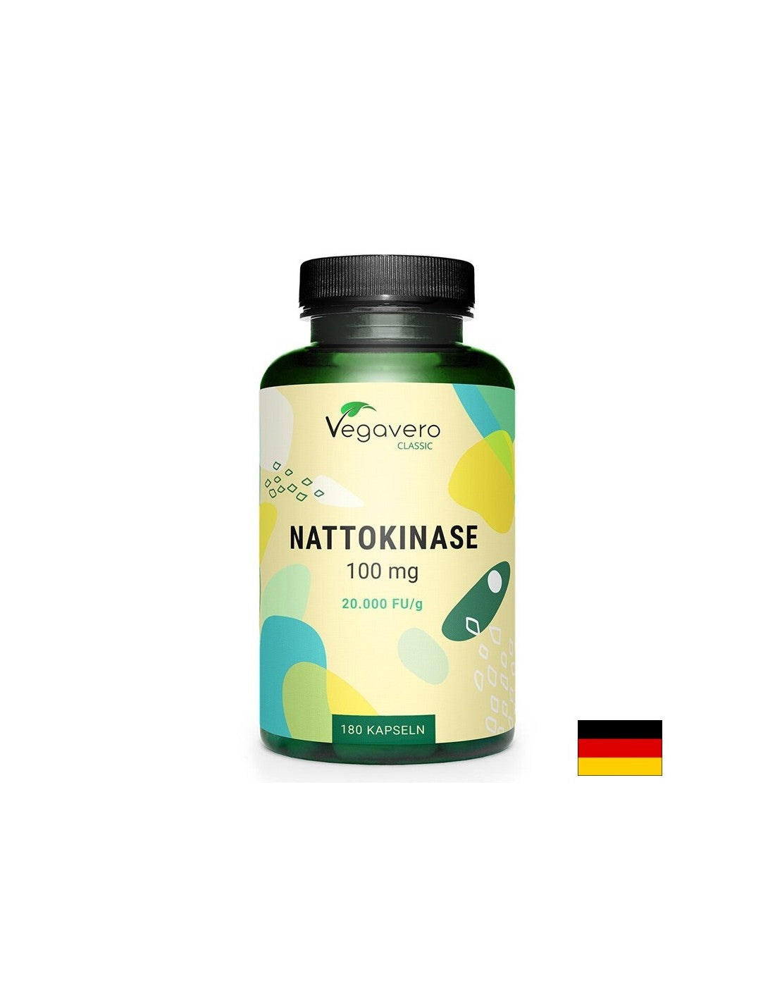 Santé cardiovasculaire - Nattokinase, 100 mg x 180 capsules