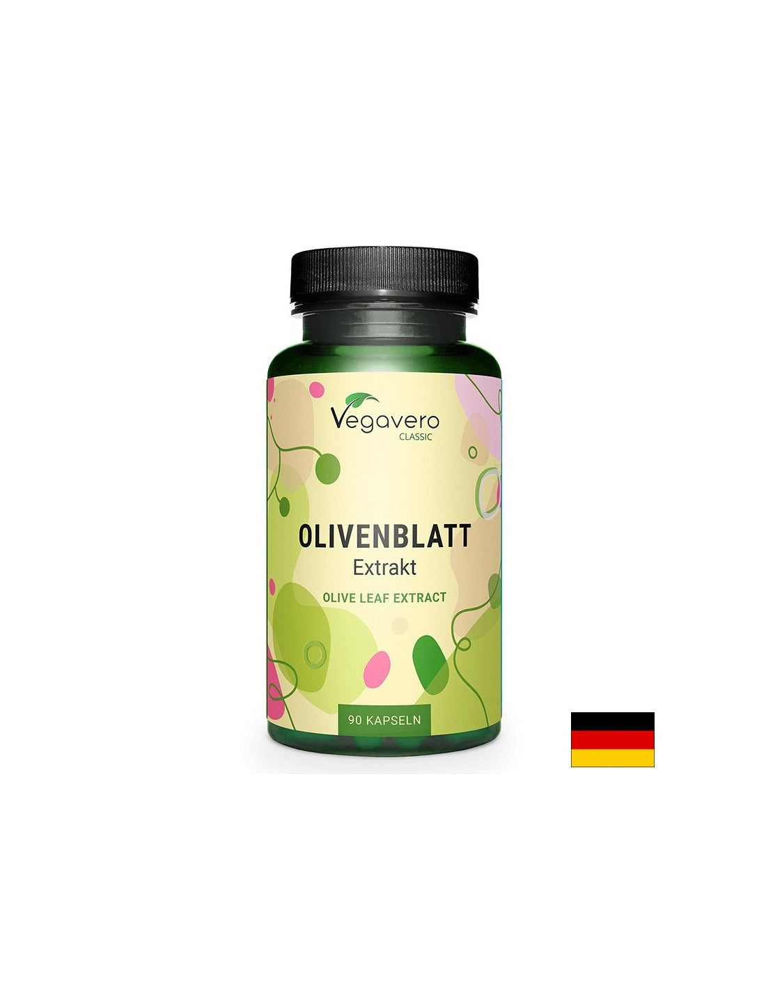 Santé cardiaque et protection immunitaire - Olive (extrait de feuilles), 500 mg x 90 capsules