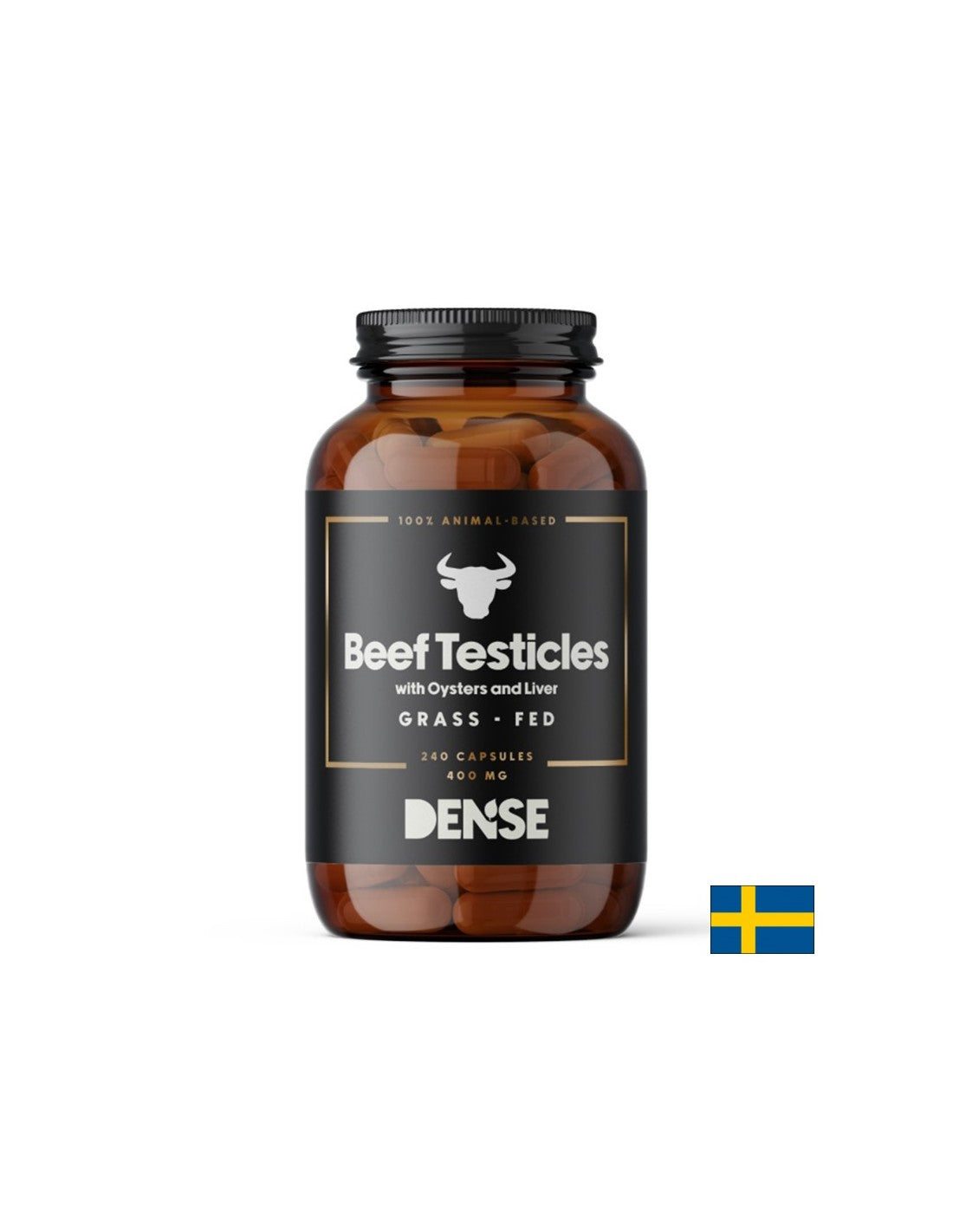 Fonction sexuelle - Testicles de bœuf + foie de boeuf et extrait d'huîtres, 240 capsules