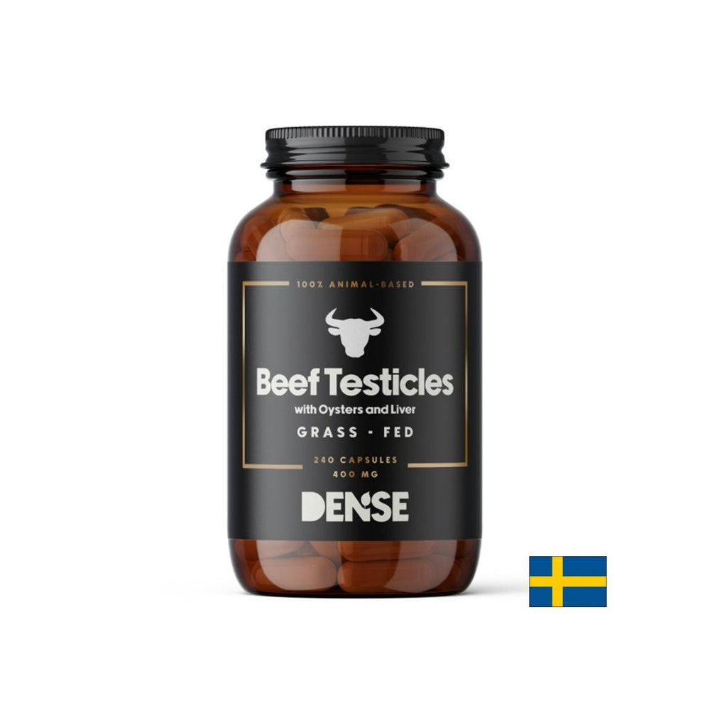 Fonction sexuelle - Testicles de bœuf + foie de boeuf et extrait d'huîtres, 240 capsules