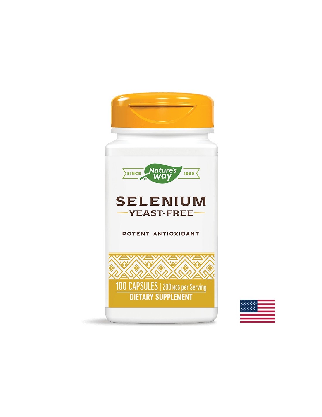 Sélénium - sélénium 200 mcg, 100 capsules Nature's Way