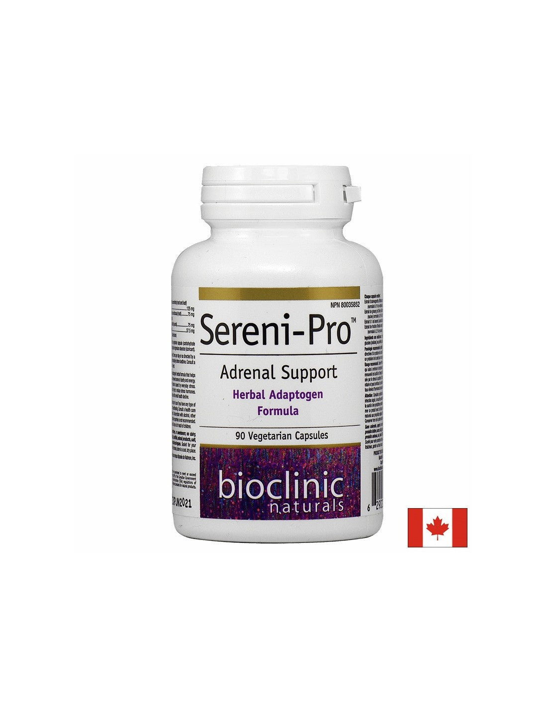 Sereni-Pro™ Soutien surrénalien x 90 capsules <tc>Natural Factors</tc>