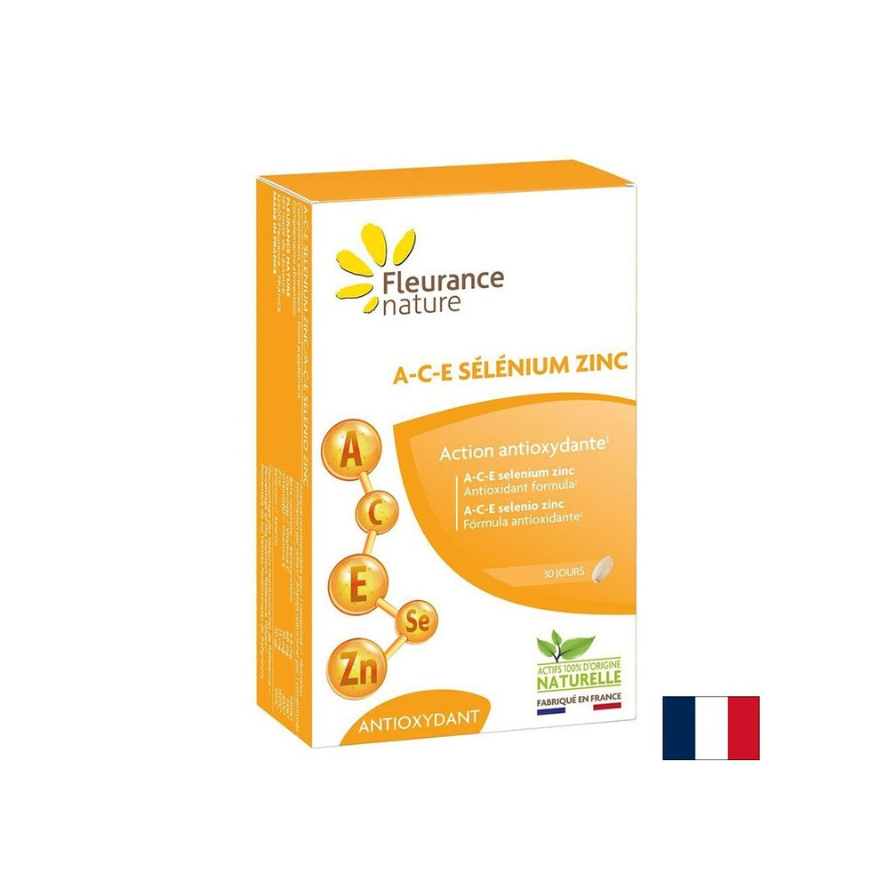 Immunité forte - Vitamines A, C, E + sélénium et zinc, 30 comprimés