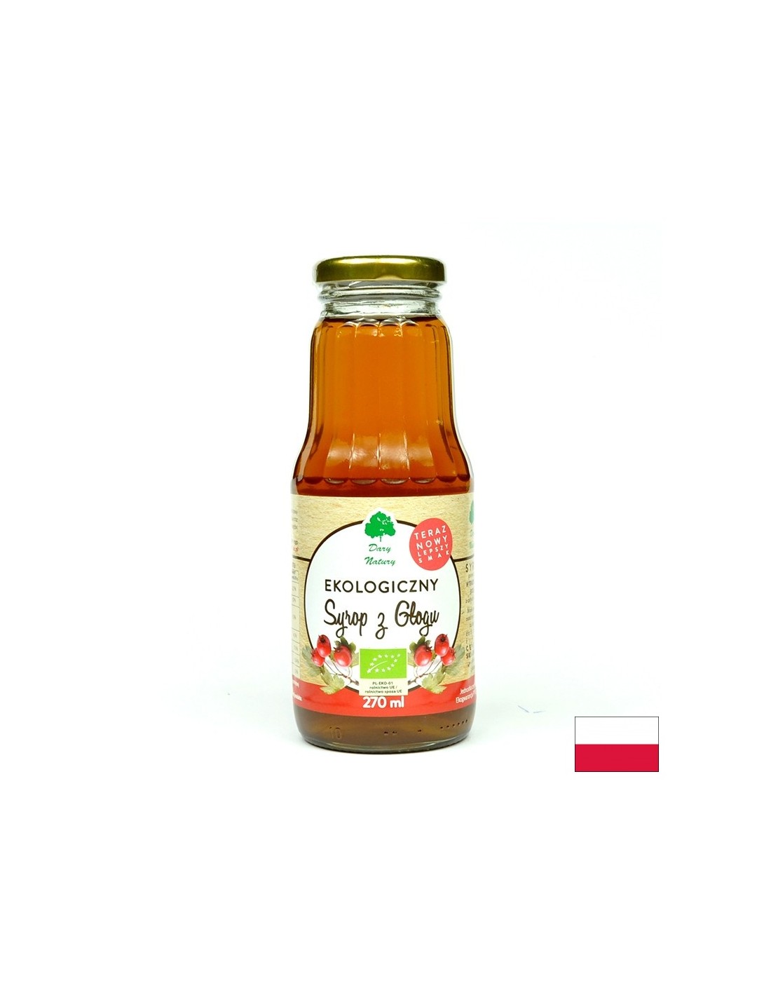 Sirop d'aubépine biologique, 270 ml <tc>Dary Natury</tc>