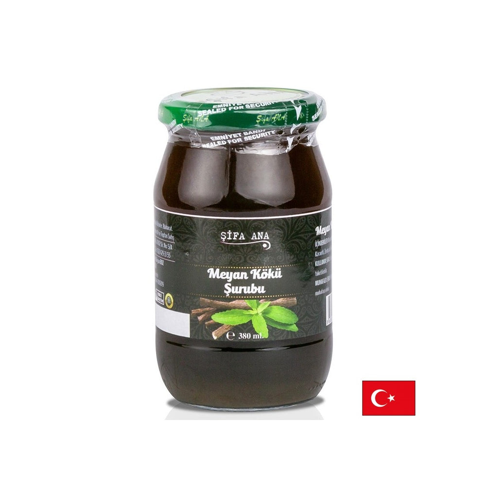 Sirop de réglisse - pour les gaz et brûlures d'estomac, 380 ml